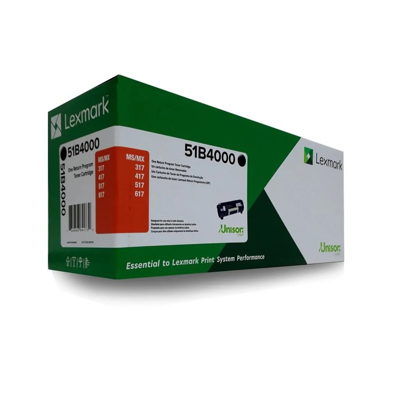 TONER LEXMARK (51B4000)