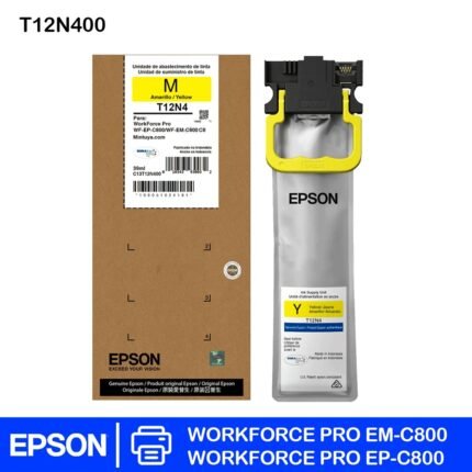 TINTA EPSON T12N400 ORIGINAL YELLOW WF (EM-C800)